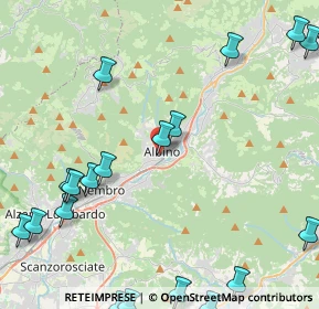 Mappa Via Sant' Anna, 24021 Albino BG, Italia (6.2225)