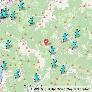 Mappa Via del Forcellino, 25060 Tavernole sul Mella BS, Italia (7.2875)