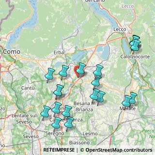 Mappa Via Montello, 23895 Nibionno LC, Italia (9.204)