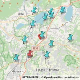 Mappa Via Montello, 23895 Nibionno LC, Italia (4.53714)