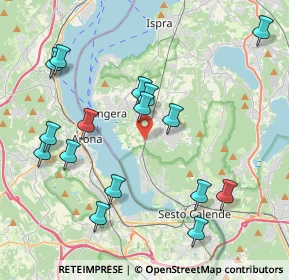 Mappa Taino Via Sist, 21021 Angera VA, Italia (4.39125)