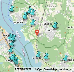 Mappa Taino Via Sist, 21021 Angera VA, Italia (2.82)