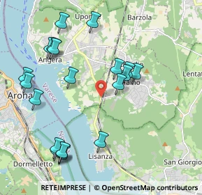 Mappa Taino Via Sist, 21021 Angera VA, Italia (2.225)