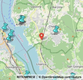Mappa Taino Via Sist, 21021 Angera VA, Italia (3.29091)