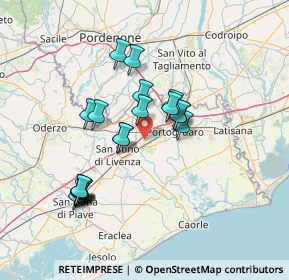 Mappa Via Statuti G., 30026 Portogruaro VE, Italia (12.6865)