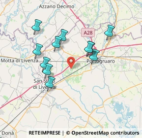 Mappa Via Statuti G., 30026 Portogruaro VE, Italia (6.56818)