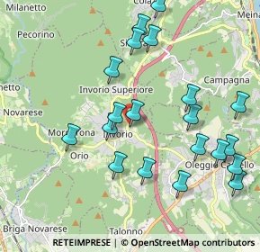 Mappa Via dell'Ussellino, 28045 Invorio NO, Italia (2.13)
