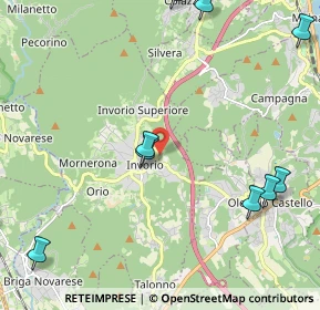 Mappa Via dell'Ussellino, 28045 Invorio NO, Italia (3.811)