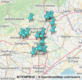 Mappa Via Papa Giovanni XXIII, 31027 Spresiano TV, Italia (10.54765)