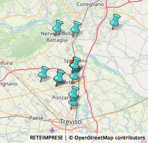Mappa Via Papa Giovanni XXIII, 31027 Spresiano TV, Italia (5.66182)