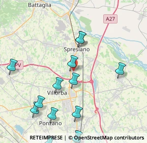 Mappa Via Papa Giovanni XXIII, 31027 Spresiano TV, Italia (4.99571)