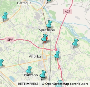 Mappa Via Papa Giovanni XXIII, 31027 Spresiano TV, Italia (6.25786)