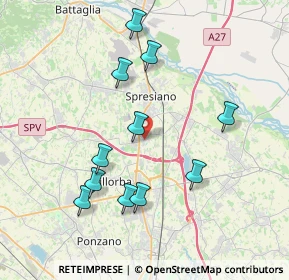 Mappa Via Papa Giovanni XXIII, 31027 Spresiano TV, Italia (3.78909)