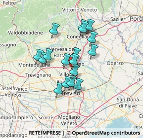 Mappa Via Gritti, 31050 Spresiano TV, Italia (10.50059)