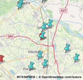 Mappa Via Gritti, 31050 Spresiano TV, Italia (5.87333)