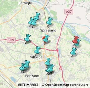 Mappa Via Gritti, 31050 Spresiano TV, Italia (4.3925)