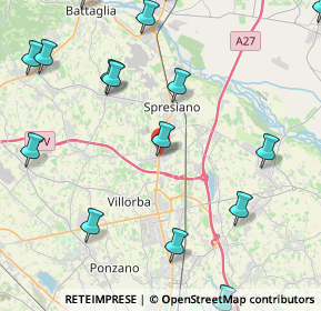 Mappa Via Gritti, 31050 Spresiano TV, Italia (5.91824)