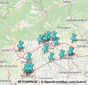 Mappa Viale Vicenza, 36063 Bassano del Grappa VI, Italia (15.84316)