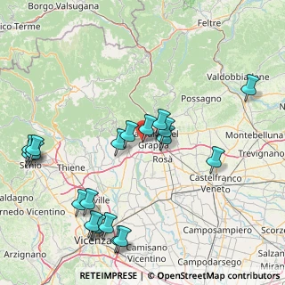 Mappa Viale Vicenza, 36063 Bassano del Grappa VI, Italia (19.4065)