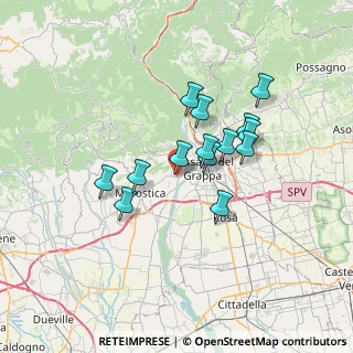 Mappa Viale Vicenza, 36063 Bassano del Grappa VI, Italia (5.42286)