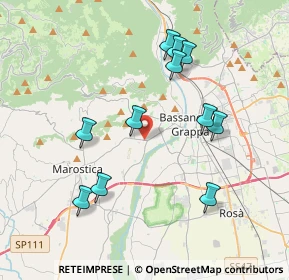 Mappa Viale Vicenza, 36063 Bassano del Grappa VI, Italia (3.78818)