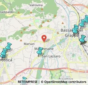 Mappa Viale Vicenza, 36063 Bassano del Grappa VI, Italia (3.26917)