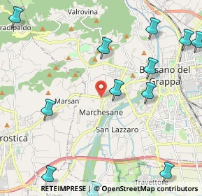 Mappa Viale Vicenza, 36063 Bassano del Grappa VI, Italia (2.88917)