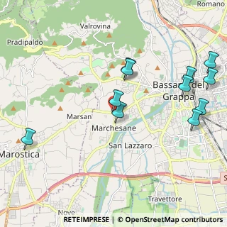 Mappa Viale Vicenza, 36063 Bassano del Grappa VI, Italia (2.33727)