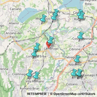 Mappa Via Alessandro Manzoni, 22045 Lambrugo CO, Italia (2.67867)