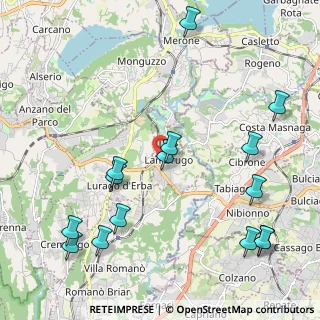 Mappa Via Alessandro Manzoni, 22045 Lambrugo CO, Italia (2.55933)
