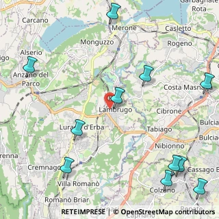 Mappa Via Alessandro Manzoni, 22045 Lambrugo CO, Italia (3.02364)