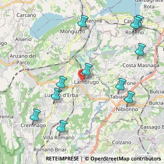 Mappa Via Alessandro Manzoni, 22045 Lambrugo CO, Italia (2.52182)