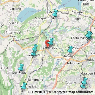 Mappa Via Alessandro Manzoni, 22045 Lambrugo CO, Italia (2.98545)