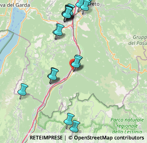 Mappa Via della Roggia, 38061 Ala TN, Italia (9.259)