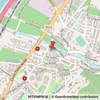 Mappa Via della Roggia, 8, 38061 Ala, Trento (Trentino-Alto Adige)