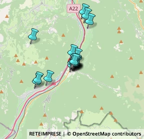 Mappa Via della Roggia, 38061 Ala TN, Italia (1.822)