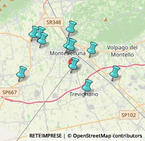 Mappa Via Lazzaretto, 31044 Montebelluna TV, Italia (3.38091)