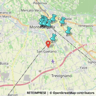 Mappa Via Lazzaretto, 31044 Montebelluna TV, Italia (1.86692)