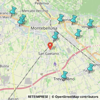 Mappa Via Lazzaretto, 31044 Montebelluna TV, Italia (3.10273)