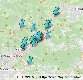 Mappa Via Santissima Trinità, 24021 Albino BG, Italia (2.589)