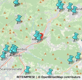 Mappa Via Santissima Trinità, 24021 Albino BG, Italia (6.399)