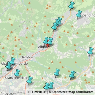 Mappa Via Santissima Trinità, 24021 Albino BG, Italia (6.33)