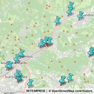 Mappa Via Santissima Trinità, 24021 Albino BG, Italia (6.406)