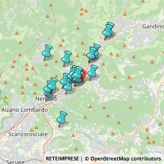 Mappa Via Santissima Trinità, 24021 Albino BG, Italia (2.589)