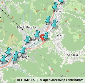 Mappa Via Santissima Trinità, 24021 Albino BG, Italia (2.35167)