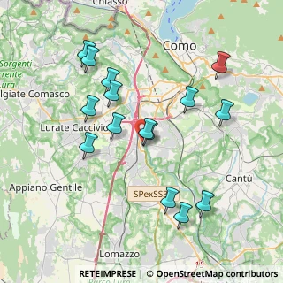 Mappa Via Gorizia, 22073 Fino Mornasco CO, Italia (3.8)
