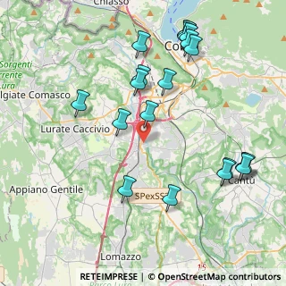 Mappa Via Gorizia, 22073 Fino Mornasco CO, Italia (4.665)