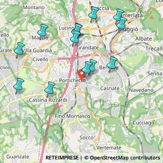 Mappa Via Gorizia, 22073 Fino Mornasco CO, Italia (2.33615)
