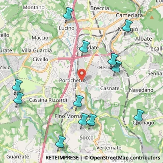 Mappa Via Gorizia, 22073 Fino Mornasco CO, Italia (2.63231)