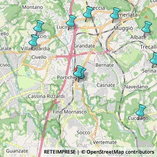 Mappa Via Gorizia, 22073 Fino Mornasco CO, Italia (2.94727)